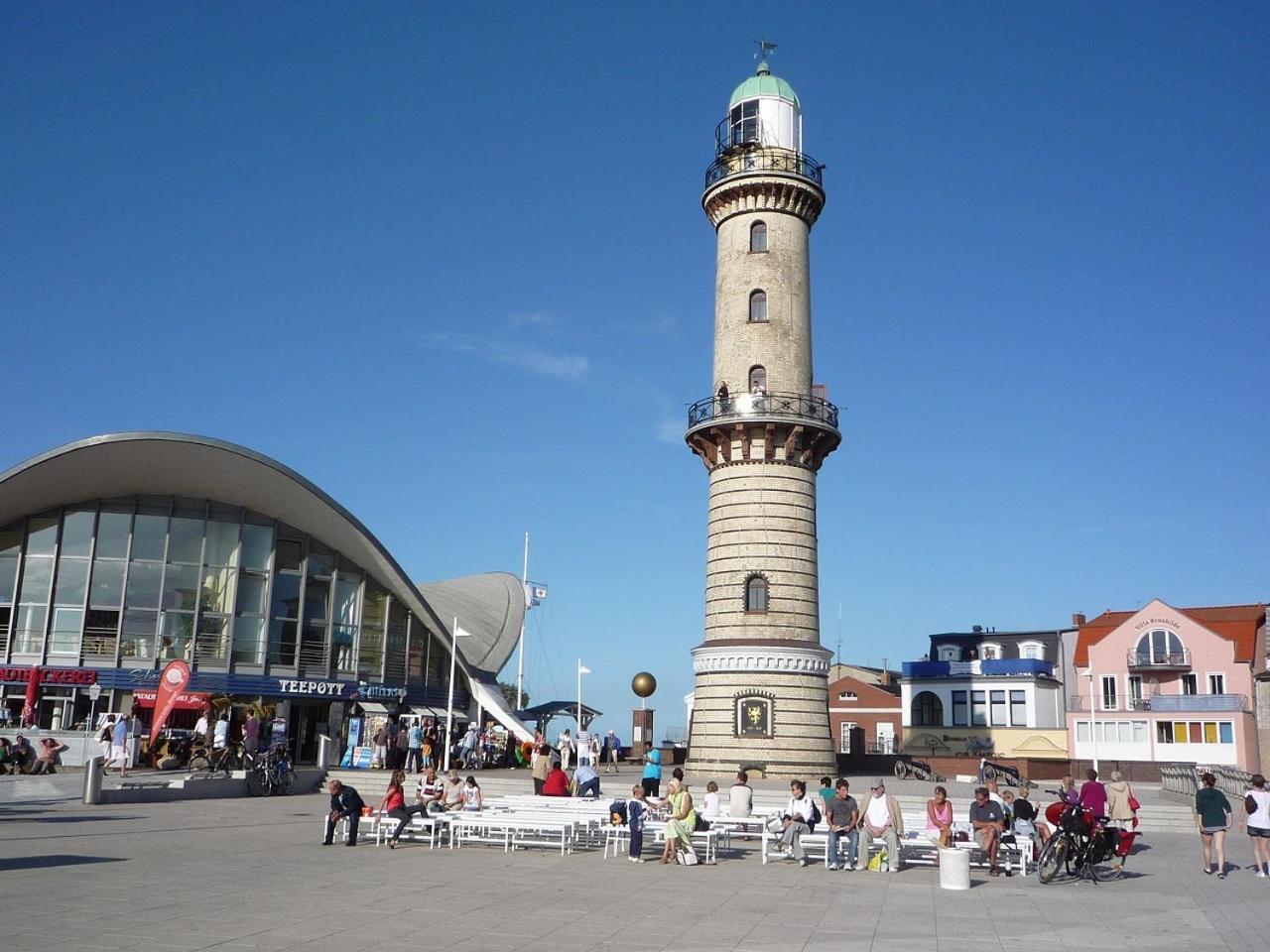 Berringer, Leuchtfeuer, Direkt An Der Promenade Apartman Rostock Kültér fotó
